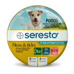 Bayer Seresto Small Dog Collar up to 8kg 狗狗保健用品 杜蟲殺蚤用品 寵物用品速遞