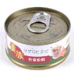 貴族 吞拿魚蝦 80g (綠) (﻿TBS) 貓罐頭 貓濕糧 貴族 寵物用品速遞