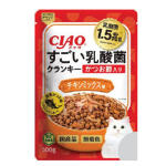 CIAO 貓糧 1.5兆億個 乳酸菌夾心乾糧 雞肉+鰹魚片味 500g (P-257) 貓糧 貓乾糧 CIAO INABA 寵物用品速遞