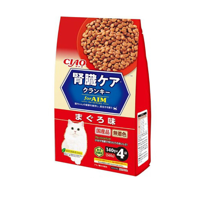 CIAO 貓糧 AIM夾心乾糧 吞拿魚味 140g×4 (CA-51/P-164) (新舊包裝隨機發貨) (圖片3)
