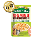 CIAO 狗濕糧 日本INABA綜合營養軟包 雞肉+綠黃色野菜 50g (QDR-131) 狗罐頭 狗濕糧 CIAO INABA 寵物用品速遞