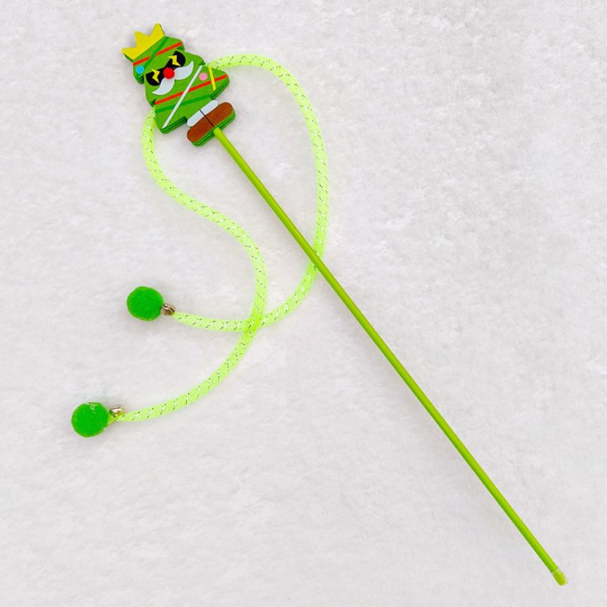HelloDOG 貓玩具 聖誕可愛造型逗貓玩具 聖誕樹雪人 隨機款 (圖片3)