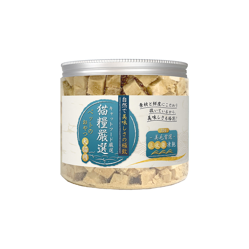 貓糧嚴選 貓糧嚴選 三文魚凍乾 美毛首選 70g (貓犬用)