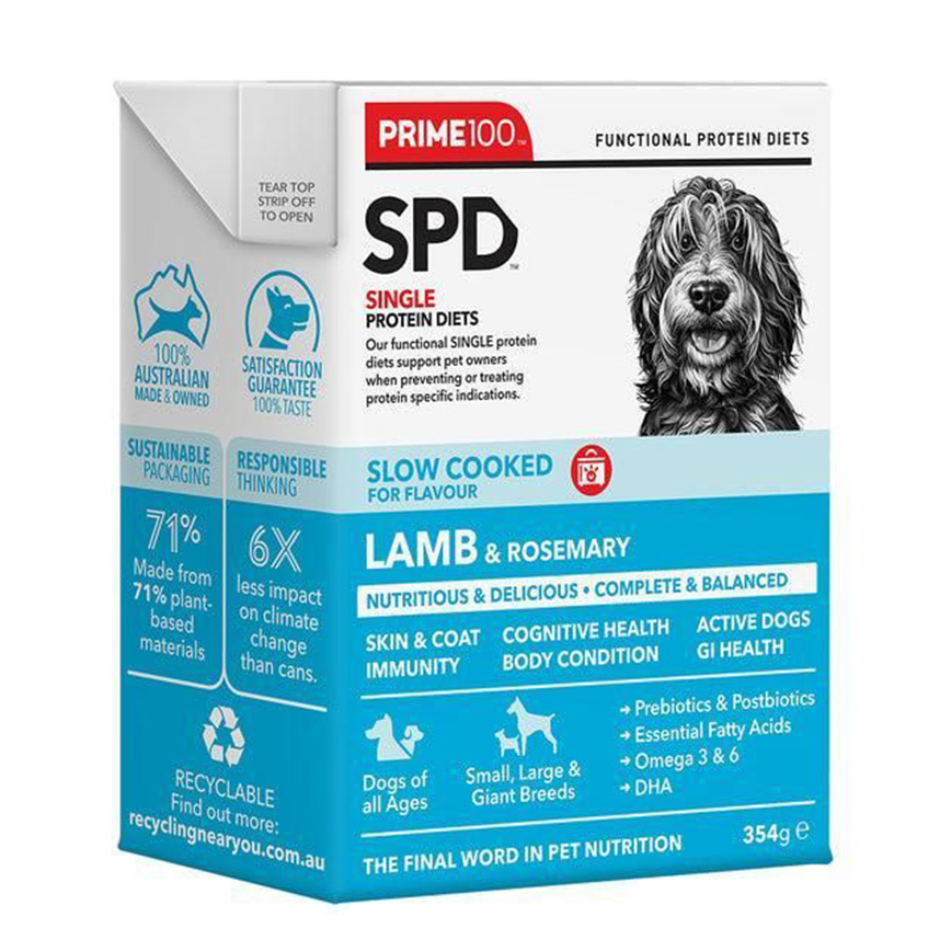 PRIME100 PRIME100 狗濕糧 慢煮鮮食 迷迭香燉羊肉 354g (20251102)