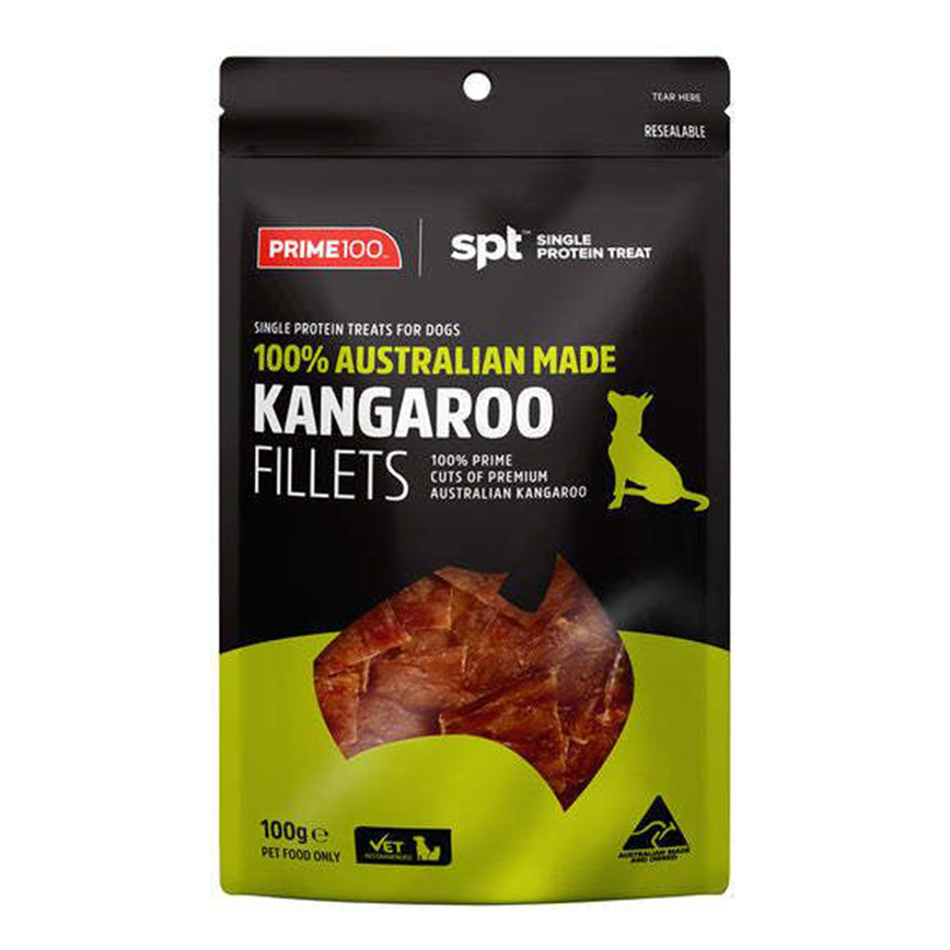 PRIME100 PRIME100 狗零食 澳洲純袋鼠肉 100g (20260429)