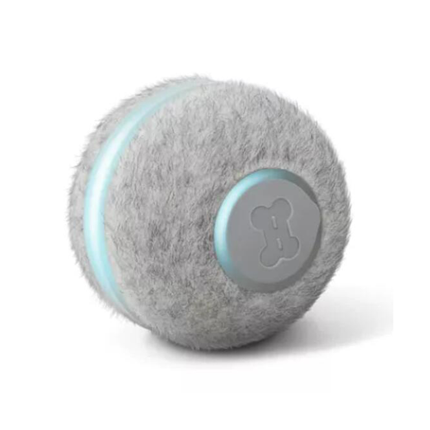 其他 Cheerble 貓用 M1互動式電動球 紅/灰 (顔色隨機) 