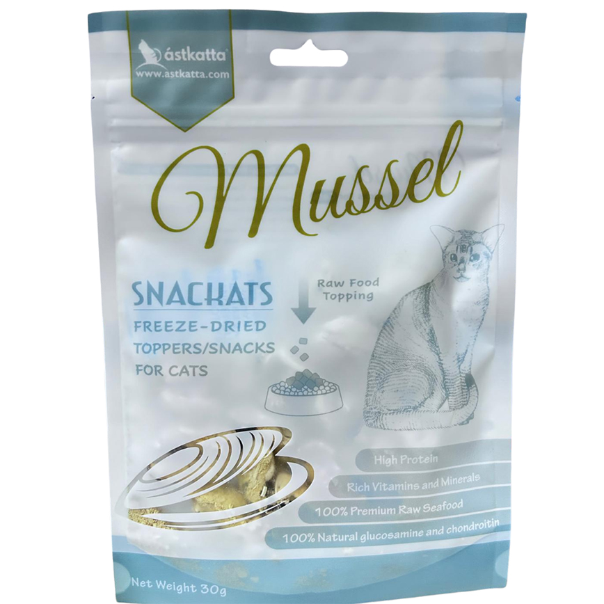 貓零食 Astkatta 貓零食 凍乾寵物零食 原隻貽貝 30g (P00153)