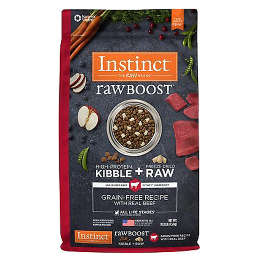 狗糧 Instinct 狗糧 無穀物生肉系列 牛肉 10lb (658818)