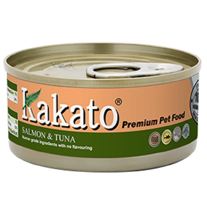 Kakato 貓罐頭 狗罐頭 三文魚及吞拿魚 170g - kakato罐頭評價 - kakato罐頭主食 - kakato評價
