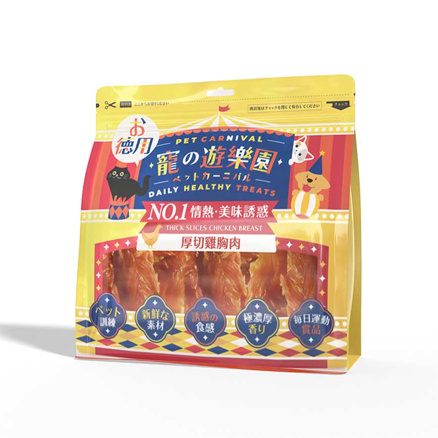 寵之遊樂園 寵之遊樂園 風乾狗零食 嚴選厚切雞胸肉乾 900g