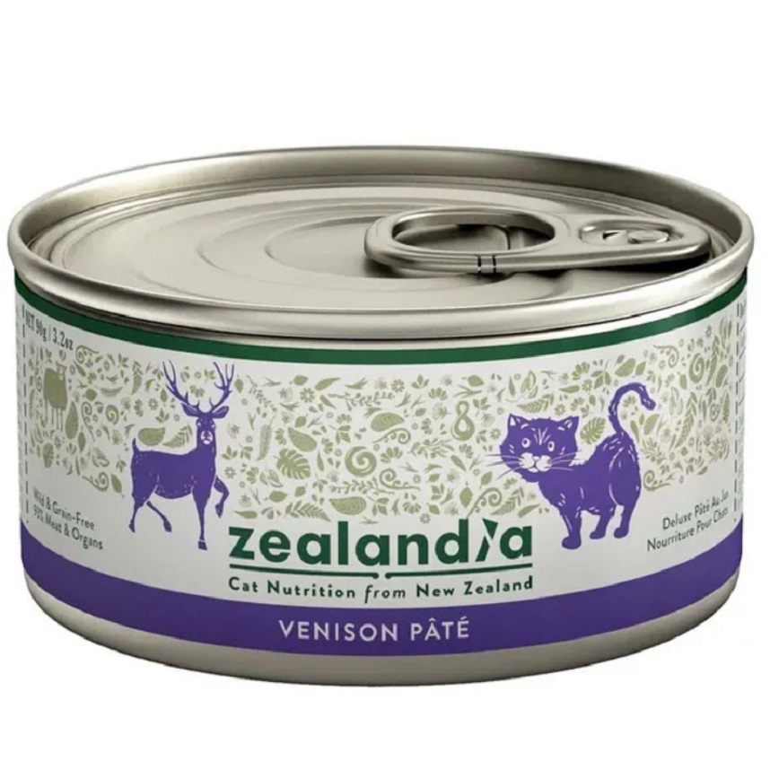 Zealandia Zealandia 狂野主廚 貓主食罐 曠野鹿 90g (ZE-C-V90)