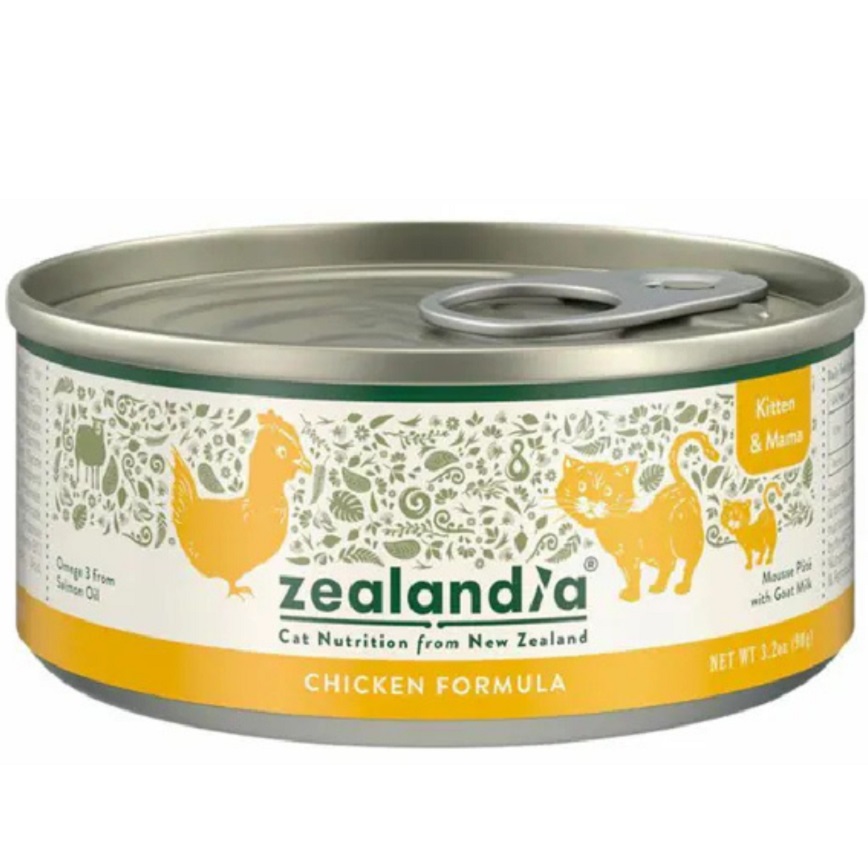 Zealandia Zealandia 狂野主廚 幼貓主食罐 雞慕絲 90g (ZE-K-C90)
