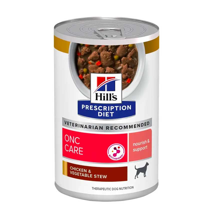 Hills 處方糧 Hills 處方糧 狗罐頭 ONC CARE 腫瘤照護配方罐頭 雞肉燉蔬菜味 12.5oz