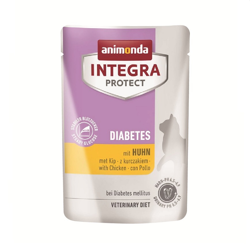 Integra Protect 處方糧 Animonda INTEGRA PROTECT 處方糧 貓濕糧 成貓糖尿病(血糖管理) 雞肉配方85g (300236070)