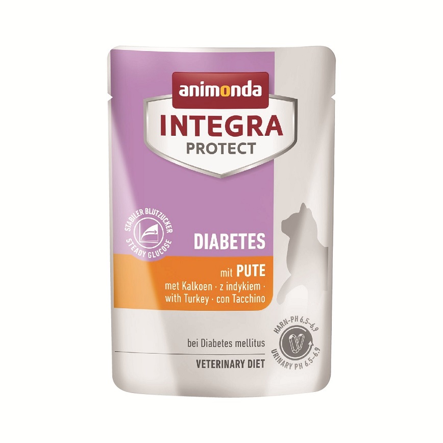 Integra Protect 處方糧 Animonda INTEGRA PROTECT 處方糧 貓濕糧 成貓糖尿病(血糖管理) 火雞配方85g (300236080)