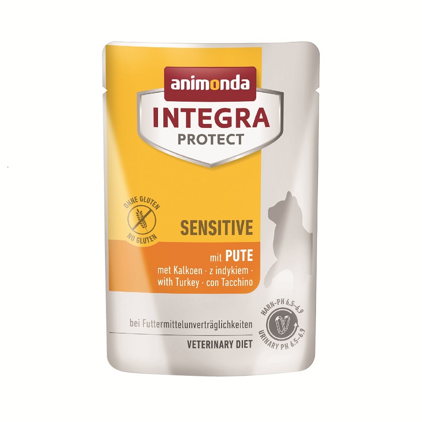 Integra Protect 處方糧 Animonda INTEGRA PROTECT 處方糧 貓濕糧 成貓敏感配方 火雞 85g (300236100)