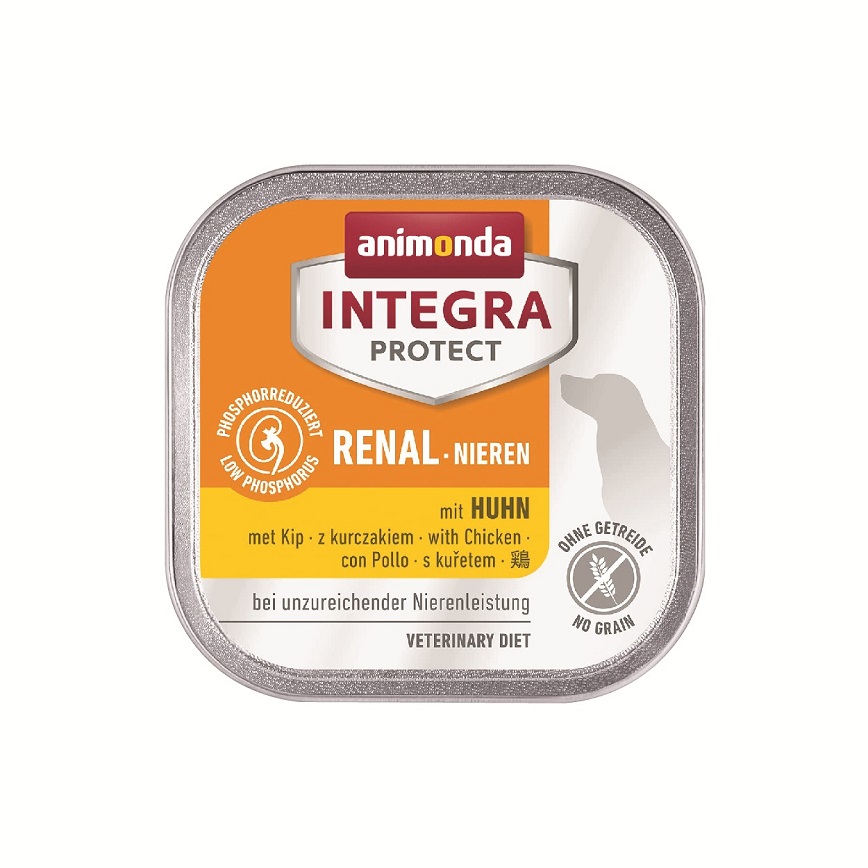 Integra Protect 處方糧 Animonda INTEGRA PROTECT 處方糧 狗濕糧 成犬腎臟 雞肉配方 150g (300223100)