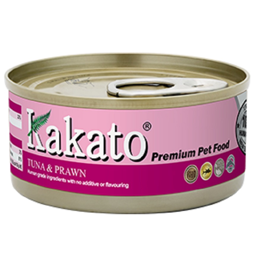 Kakato Kakato 罐頭 貓狗罐頭 吞拿魚及蝦 170g (貓狗共用) (TD0828THK)