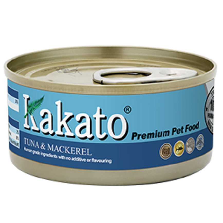 Kakato Kakato 罐頭 貓狗罐頭 吞拿魚及鯖花魚 170g (貓狗共用) (TD0825THK)