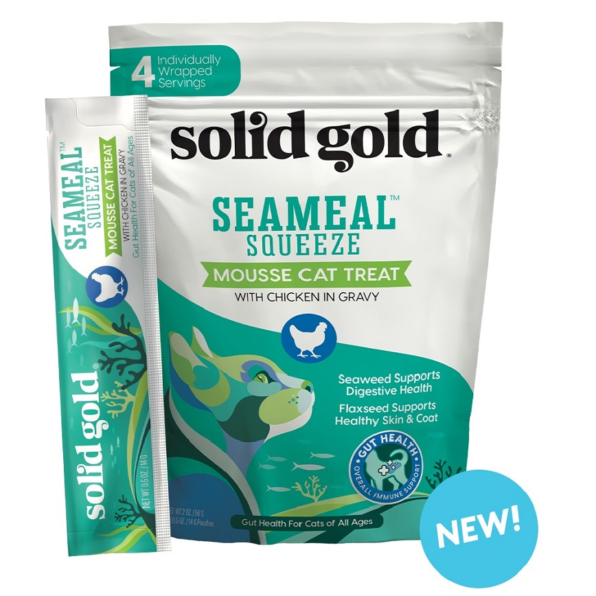 貓零食 Solid Gold 素力高 天然營養慕絲小食 雞肉 14g x 4 (貓隻專用) (SG517)