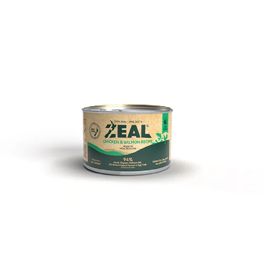 ZEAL ZEAL 狗罐頭 無穀物鮮肉罐頭系列 雞+皇帝三文魚配方 170g (NP164)