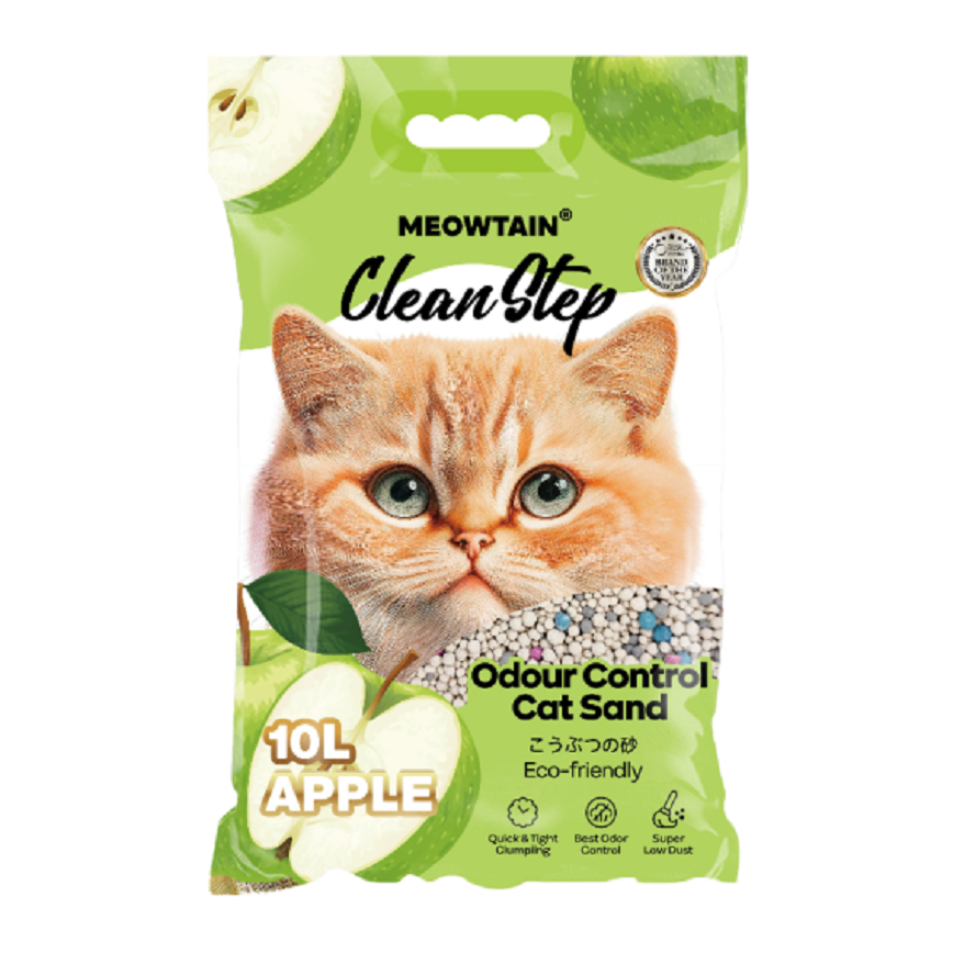 Clean Step Clean Step 礦物貓砂 蘋果味 10L