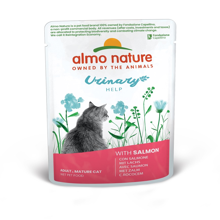 Almo Nature Almo Nature Urinary Help 尿道護理貓鮮包 三文魚 70g (5300)