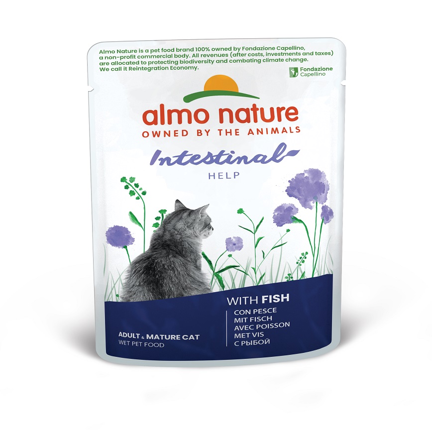 Almo Nature Almo Nature Intestinal Help 腸胃護理貓鮮包 鮮魚 70g (5294)
