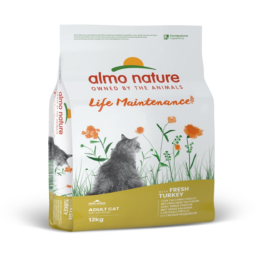 Almo Nature Almo Nature Holistic 貓糧 成貓糧新鮮火雞肉 12kg (643)