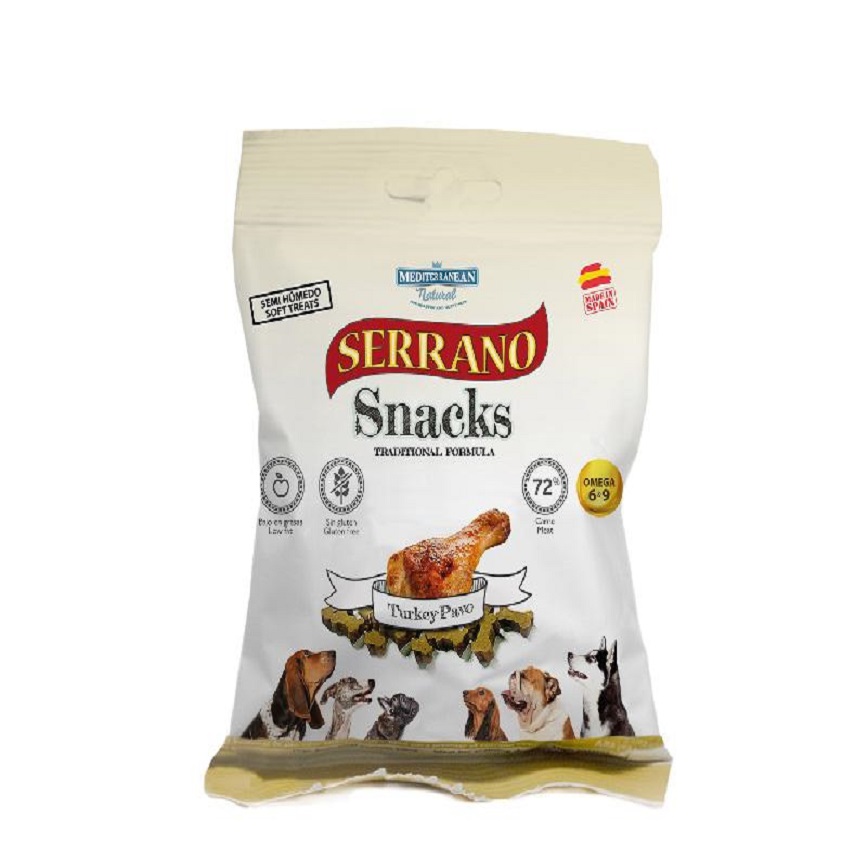 Mediterranean Natural Mediterranean Natural Serrano 狗零食 火雞肉 85g (68173-85)