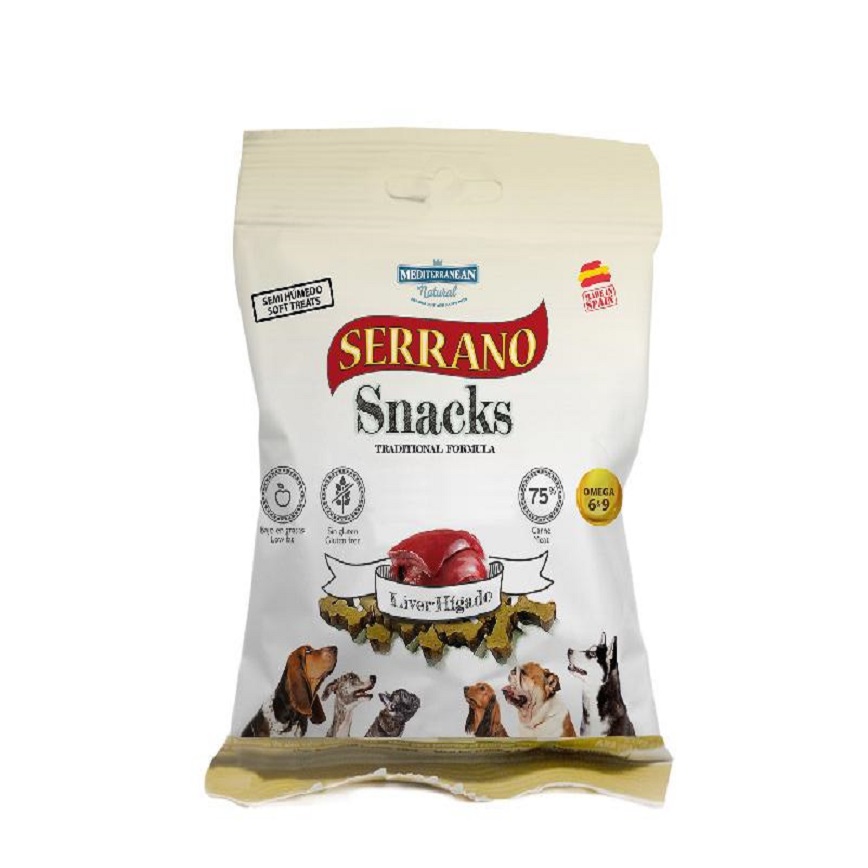 Mediterranean Natural Mediterranean Natural Serrano 狗零食 豬肝 85g (68178-85)