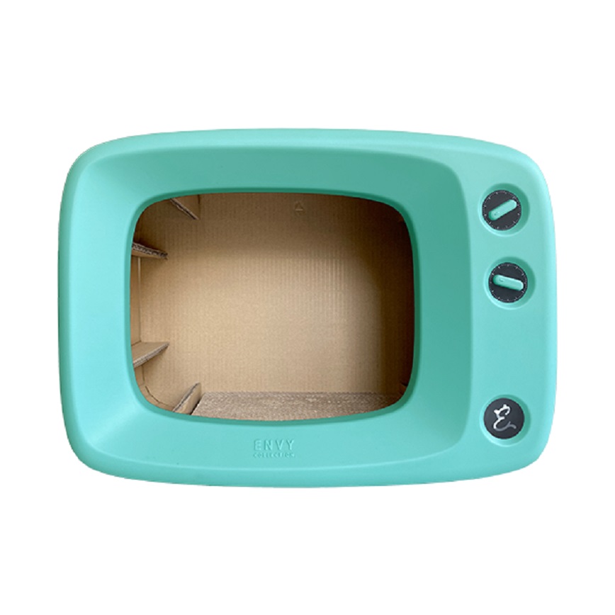 寵物床墊 貓床墊 ENVY COLLECTION 復古電視貓窩 綠色 (NFT-A2CP-002)