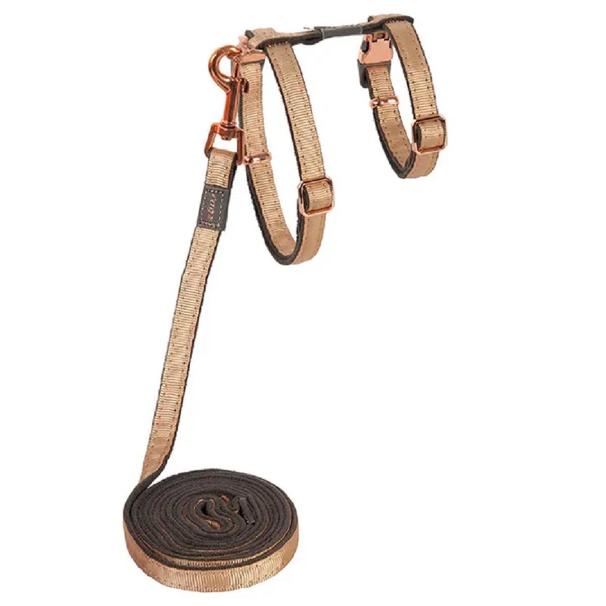 狗帶 狗胸帶 狗雨衣 ROGZ UrbanCat 胸帶拖帶 S 金 (CLJ271-GR)