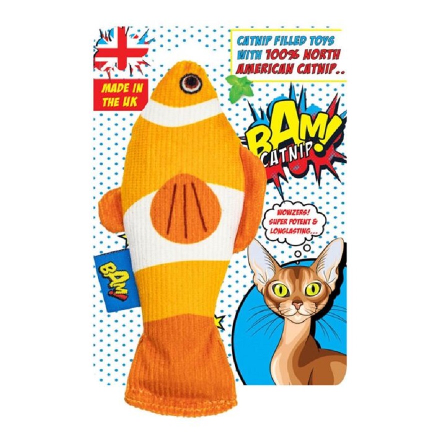 貓玩具 BAM! Catnip 貓玩具 薄荷小丑魚 (0B30548)