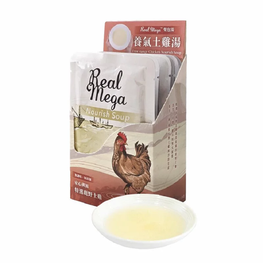 貓零食狗零食 Real Power瑞威 煲包湯 養氣土雞湯 50ml x10