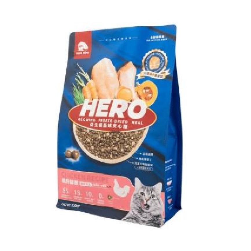 HEROMAMA HeroMama 貓糧 益生菌晶球夾心糧 曠野鮮雞 1.5kg