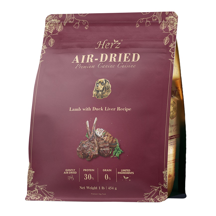 Herz Herz赫緻 美饌頂級低溫風乾犬糧 嫩羊佐頂級鴨肝 1kg (EPD021)