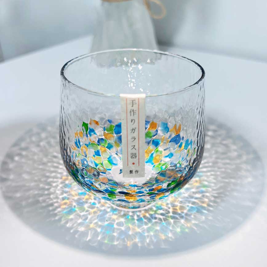 【合同酒精株式會社 梅酒 換購品】日式清酒杯 盛夏浪點 1個入