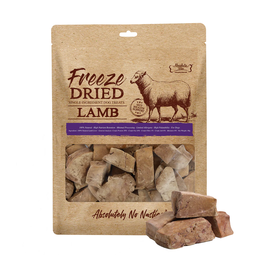 Absolute Bites Absolute Bites 貓狗小食 凍乾羊 80g (AB-4735)