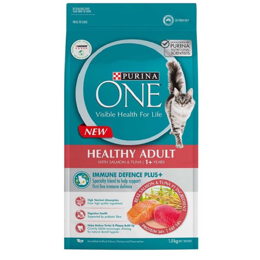 PURINA ONE Purina ONE 成貓糧 三文魚及吞拿魚配方 1.5kg