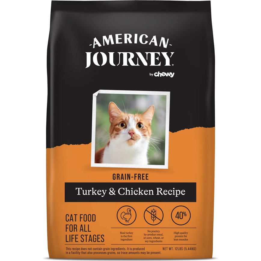 貓糧 American Journey 全貓糧 無穀物雞肉+火雞肉配方 5lbs (AJCT05)