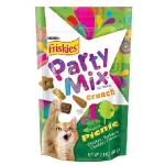 Friskies喜躍 Party Mix 貓脆餅 Picnic Crunch 雞肉+火雞+芝士 2.1oz (綠) 貓零食 寵物零食 Friskies 喜躍 寵物用品速遞