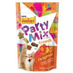 Friskies喜躍 Party Mix 貓脆餅 Original Crunch 雞肉+肝+火雞 2.1oz (橙) 貓零食 寵物零食 Friskies 喜躍 寵物用品速遞
