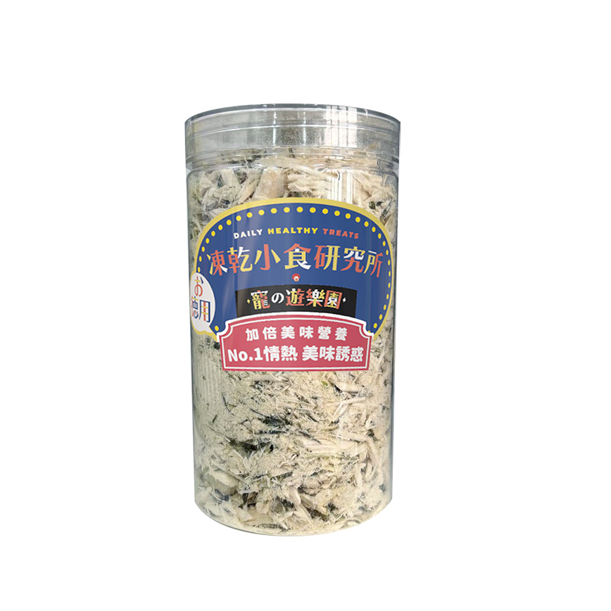 凍乾小食研究所 x 寵之遊樂園 凍乾 貓零食 狗零食 貓草雞肉鬆 150g (圖片3)
