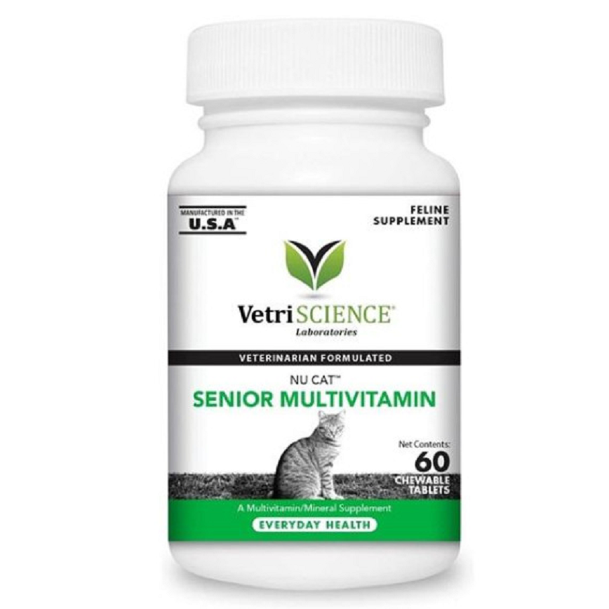 VetriScience VetriScience 多種維他命 老年貓用 60片/樽 (090088F.060)