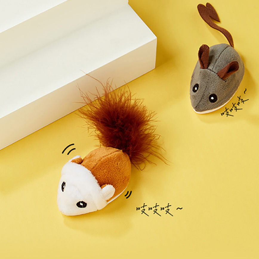 其他 貓玩具 智能發聲像真老鼠玩具 款式隨機 1隻