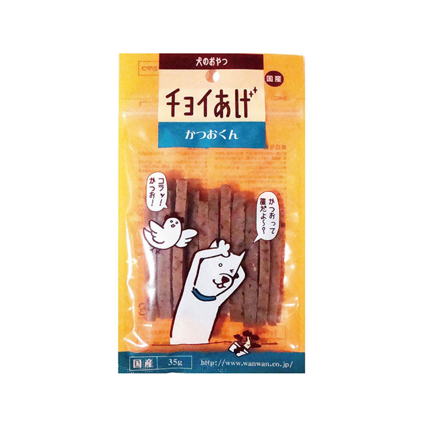 日本wanwan wanwan 日本製狗零食 白魚及鰹魚鮮味棒 35g