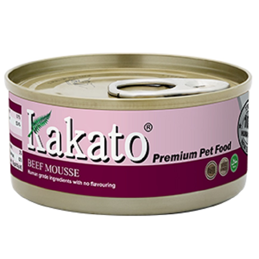 Kakato Kakato 罐頭 貓狗罐頭 牛肉慕絲 Beef Mousse 170g (貓狗共用)