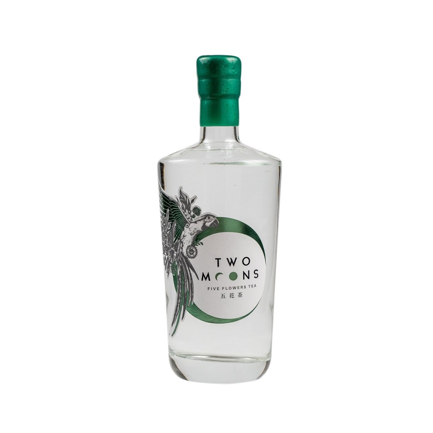 氈酒 Gin Two Moons Five Flowers Tea Gin 緻月(五花茶)毡 700ml (0103 0263)
