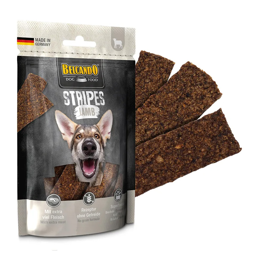 狗零食 Belcando 狗零食 羊肉肉條 70g